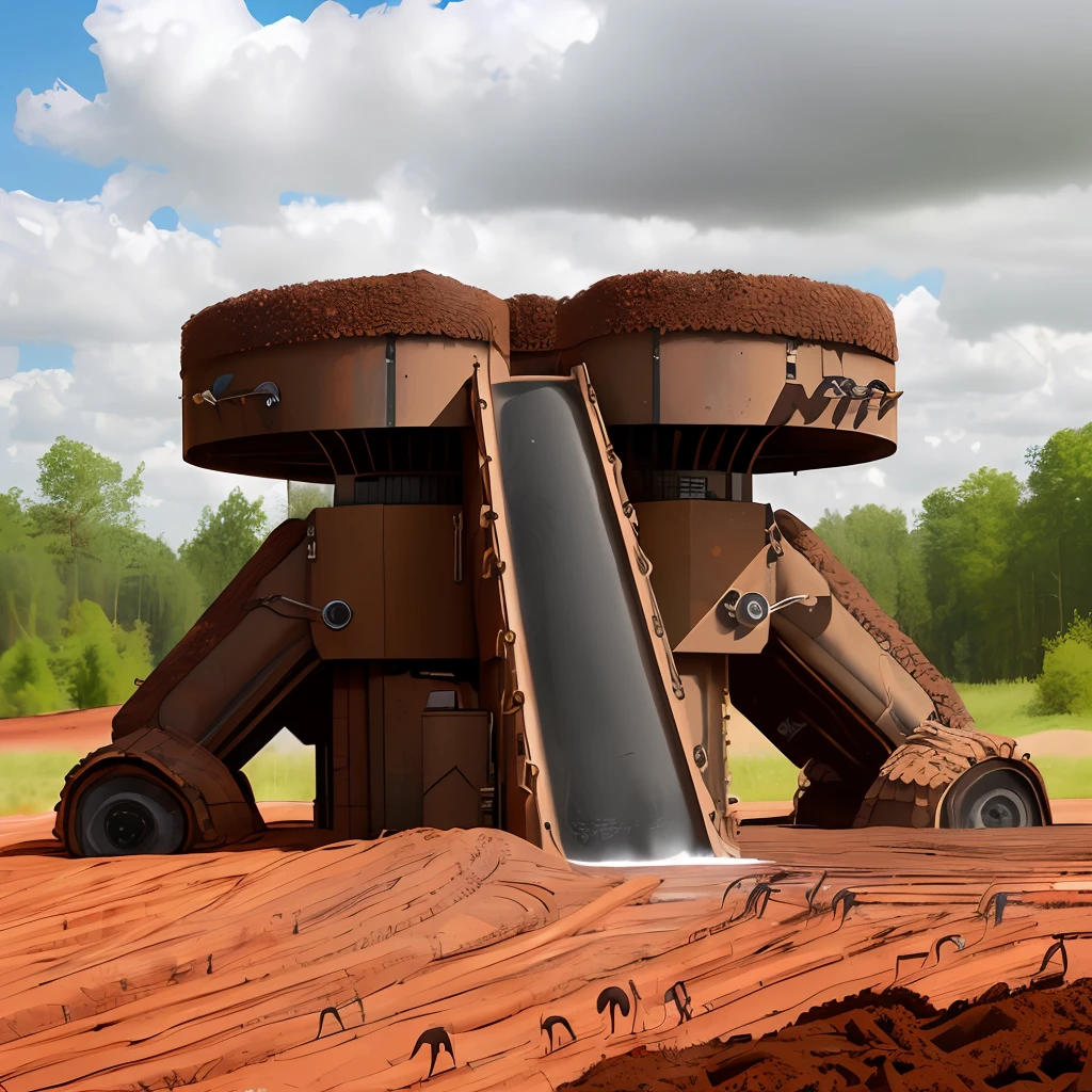 an industrial themed anthill