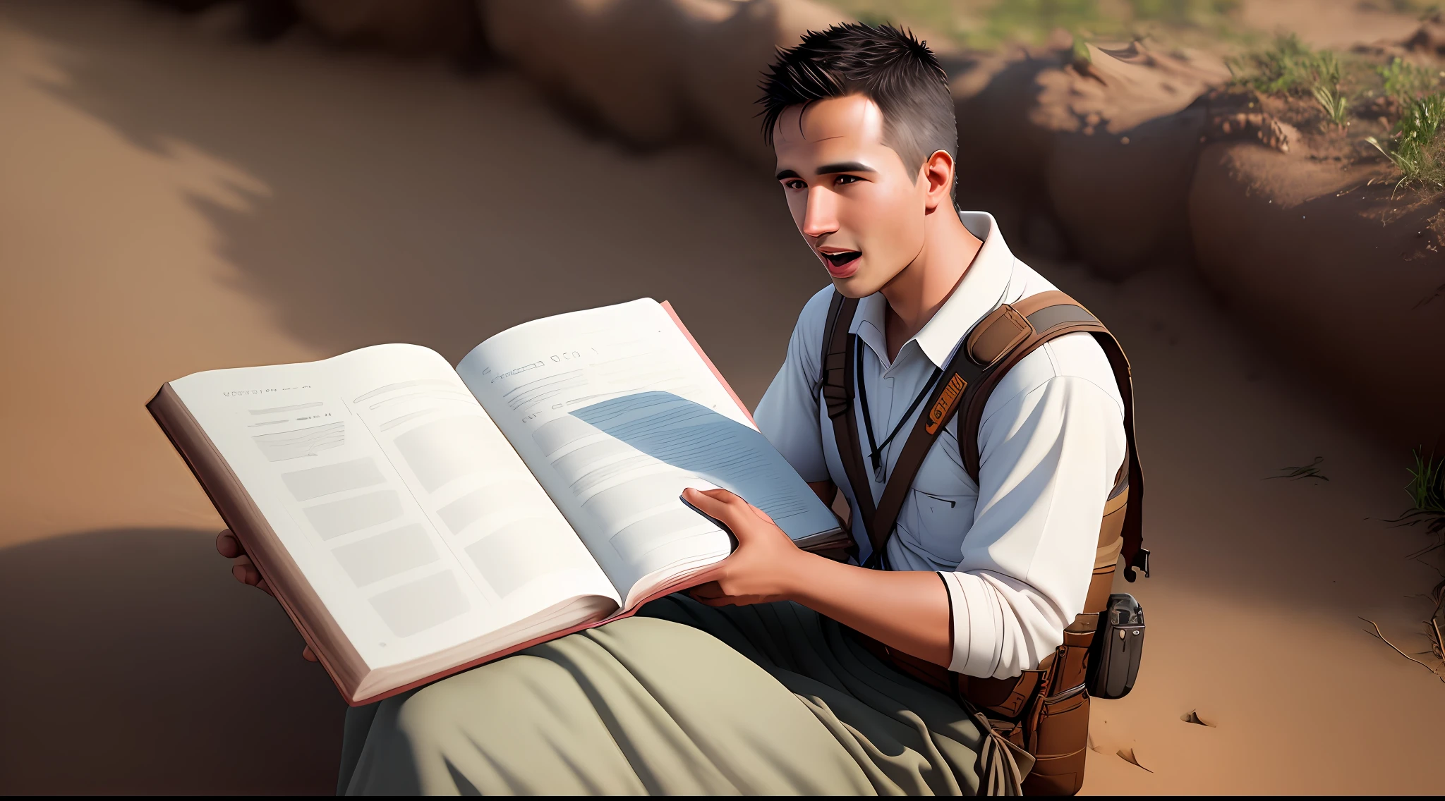 Images of Christian in Missions preaching the word of God in remote areas of the planet, high quality images, ultra realistic details