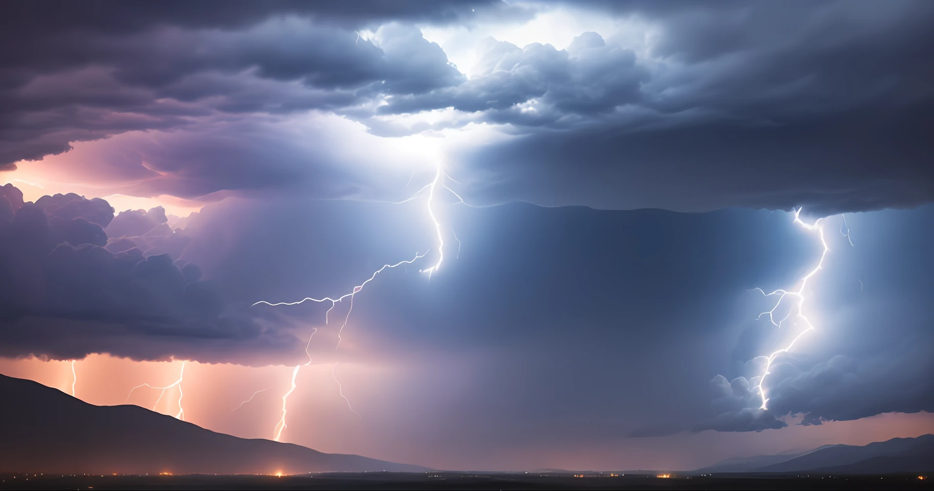 Dramatic cloud images, lightning, high quality images, ultra realistic details.