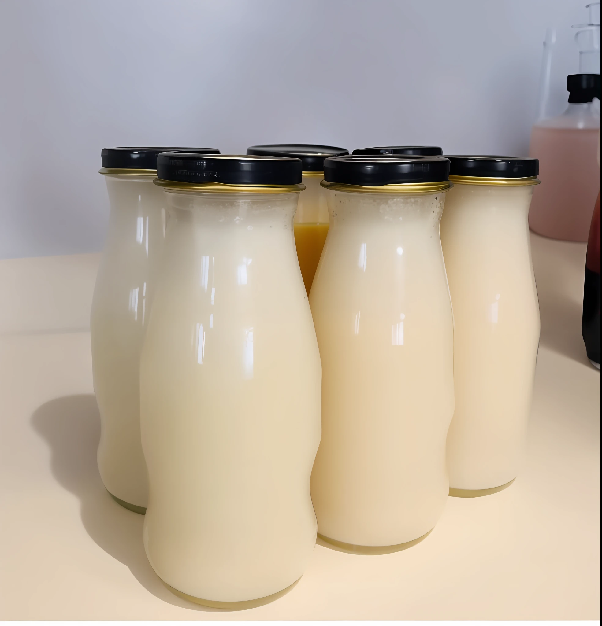Laboratory yam juice milk fruit product diagram
