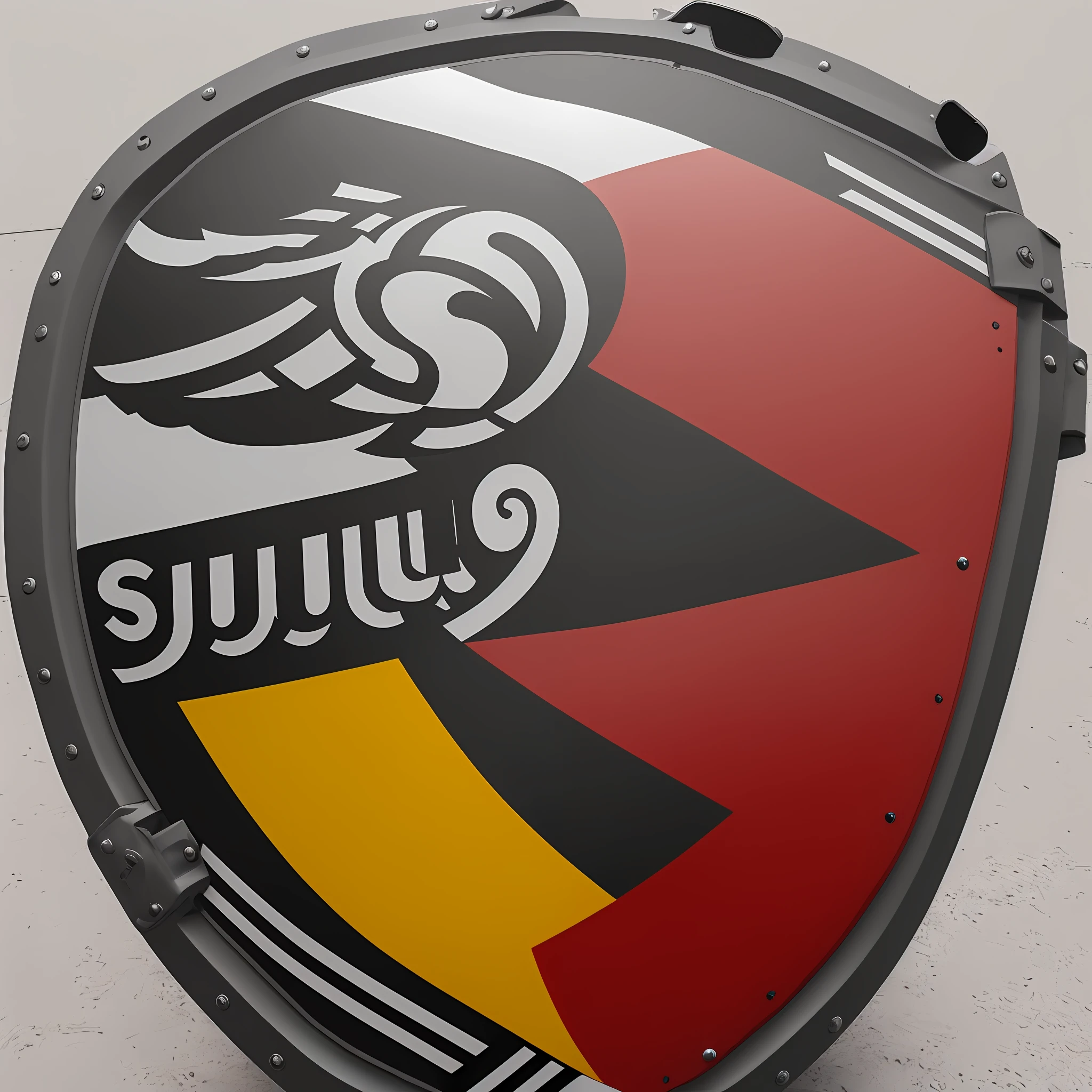 Super realistic flamengo shield modified with additional