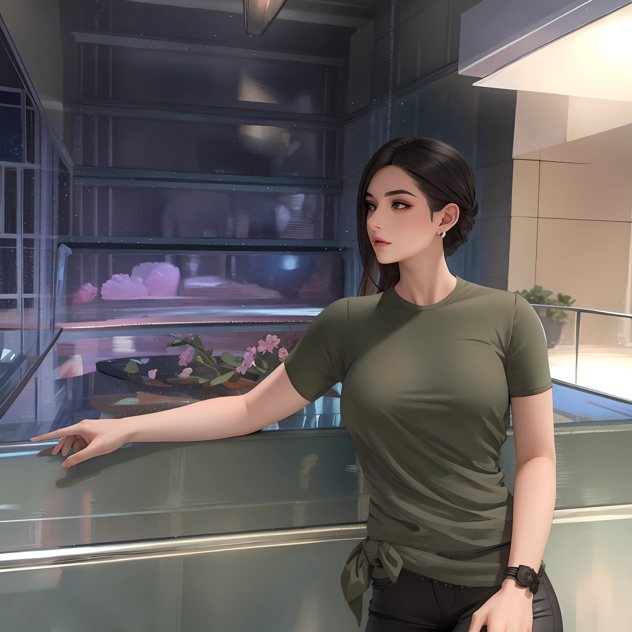 nsfw:1.5,masterpiece, best quality, high quality, high definition, high quality texture, high quality shadow, high detail, beautiful detailed, fine detailed, extremely detailed cg, detailed texture, a realistic representation of the face, realistic, colorful , delicate, cinematic light, side light, Lens Flare, Ray Tracing, (intricate detail, makeup, PureErosFace_V1:0.5), (detailed beautiful delicate face, detailed beautiful delicate eyes, a face with perfect proportion, high detailed skin, detailed skin, best relationship with four fingers and one thumb, arms under the chest, medium-sized breasts, wide hips, smooth midriff, thin, blue sky, blue-white sea with waves, good condition,