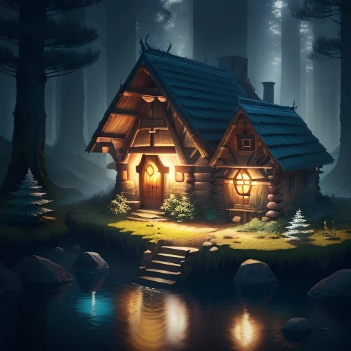 Forest house