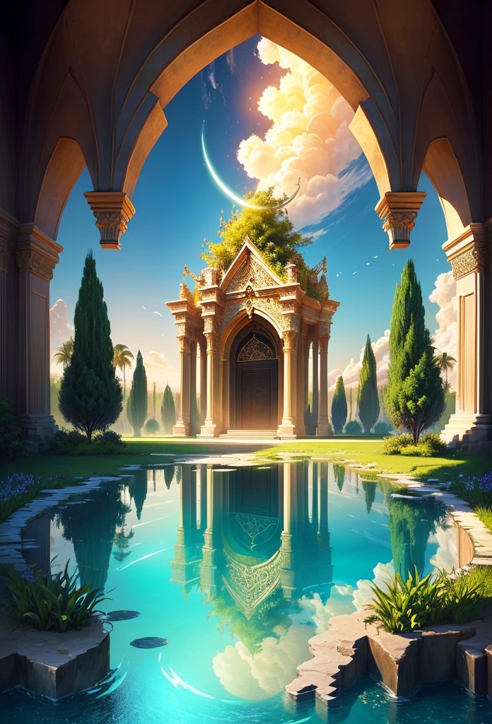 The Gates of Paradise, a mystical and heavenly place