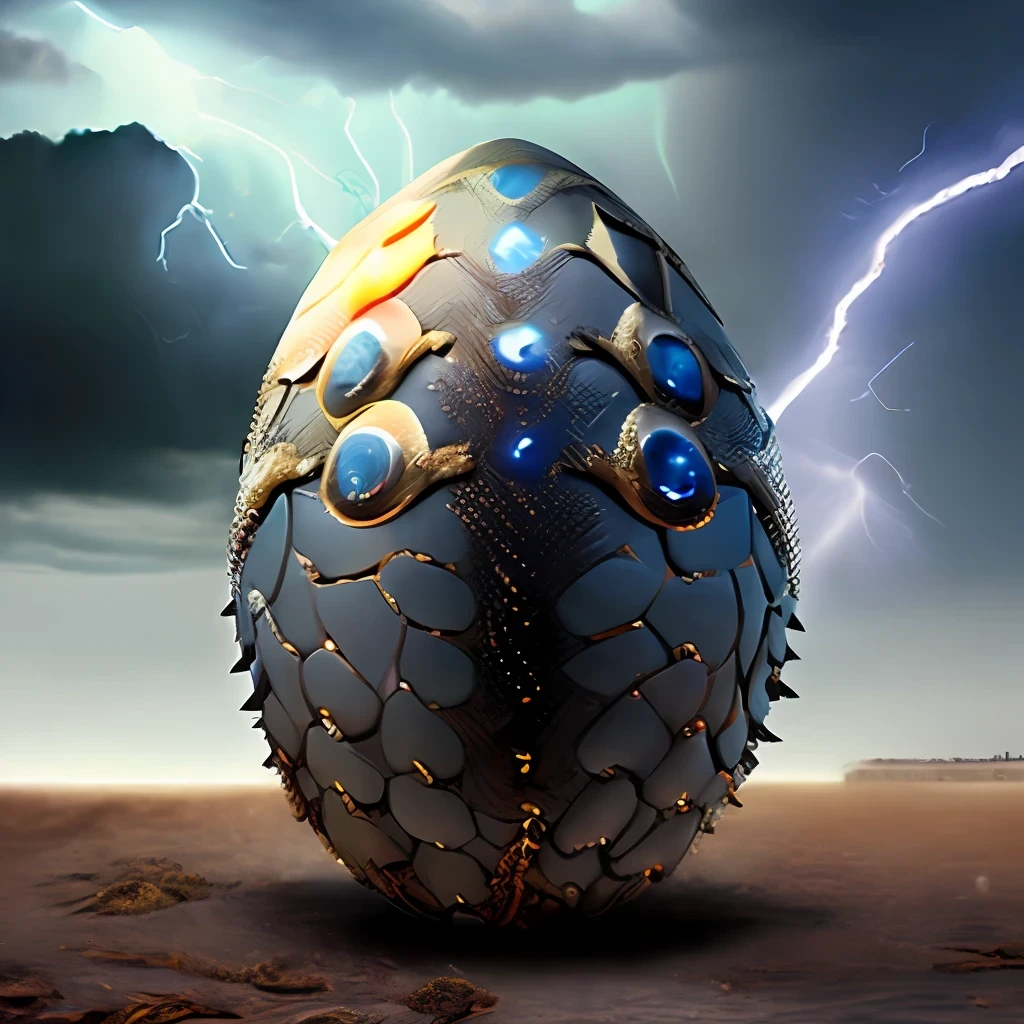 anthill electric dragon egg eye lightning wings lightning lightning