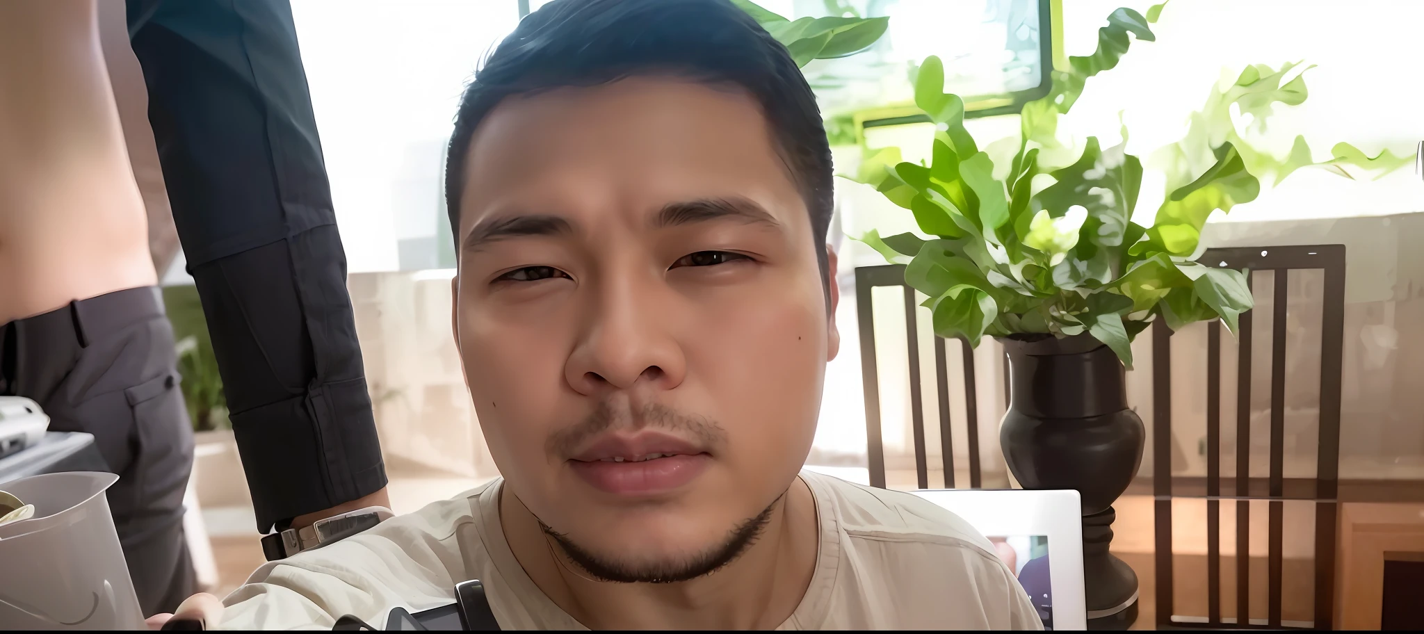 there is a man taking a selfie with his cell phone, 2 7 years old, 2 8 years old, 2 9 years old, thawan duchanee, south east asian with round face, caio santos, 2 3 years old, with accurate face, frontal picture, 4 0 years old man, face picture, 3 2 years old, 2 4 years old