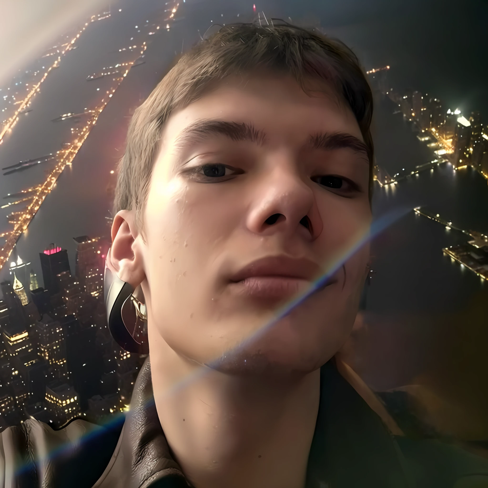 background, ((view from the helicopter window)), (((flies over New York))), night, wallpaper, 4k, 8k, ultragraphics, megagraphics, very good quality, brilliant photo,