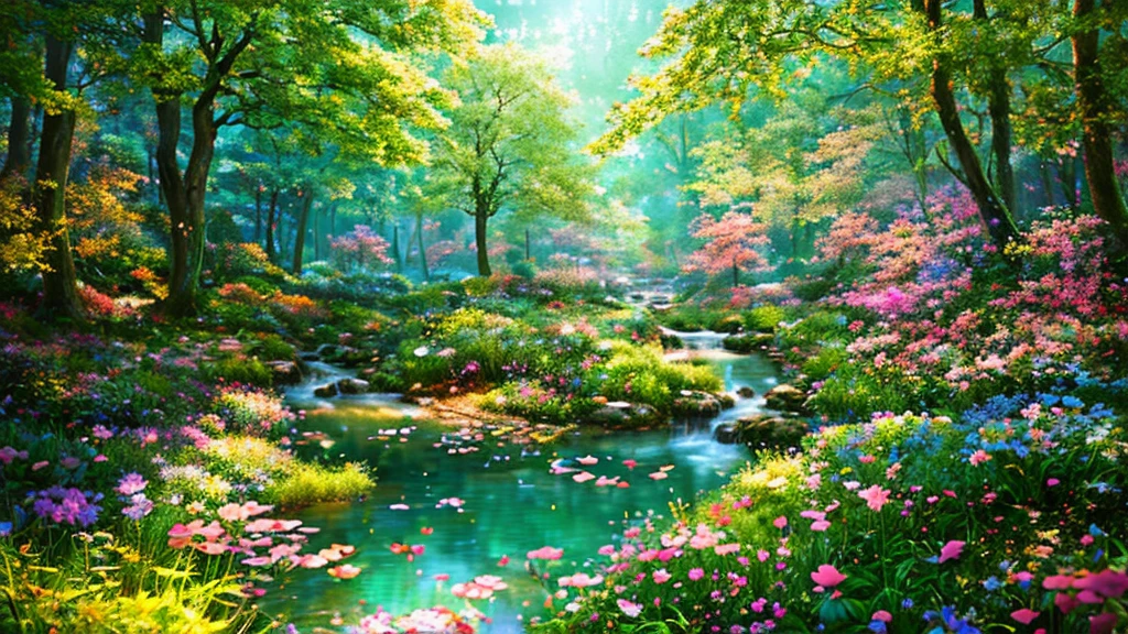 masterpiece, best quality, high quality,extremely detailed CG unity 8k wallpaper, An enchanting and dreamy scene of a fantasy forest, with towering trees, glowing mushrooms, and hidden fairy glens, creating a sense of mystique and enchantment, artstation, digital illustration, intricate, trending, pastel colors, oil paiting, award winning photography, Bokeh, Depth of Field, HDR, bloom, Chromatic Aberration ,Photorealistic,extremely detailed, trending on artstation, trending on CGsociety, Intricate, High Detail, dramatic, art by midjourney