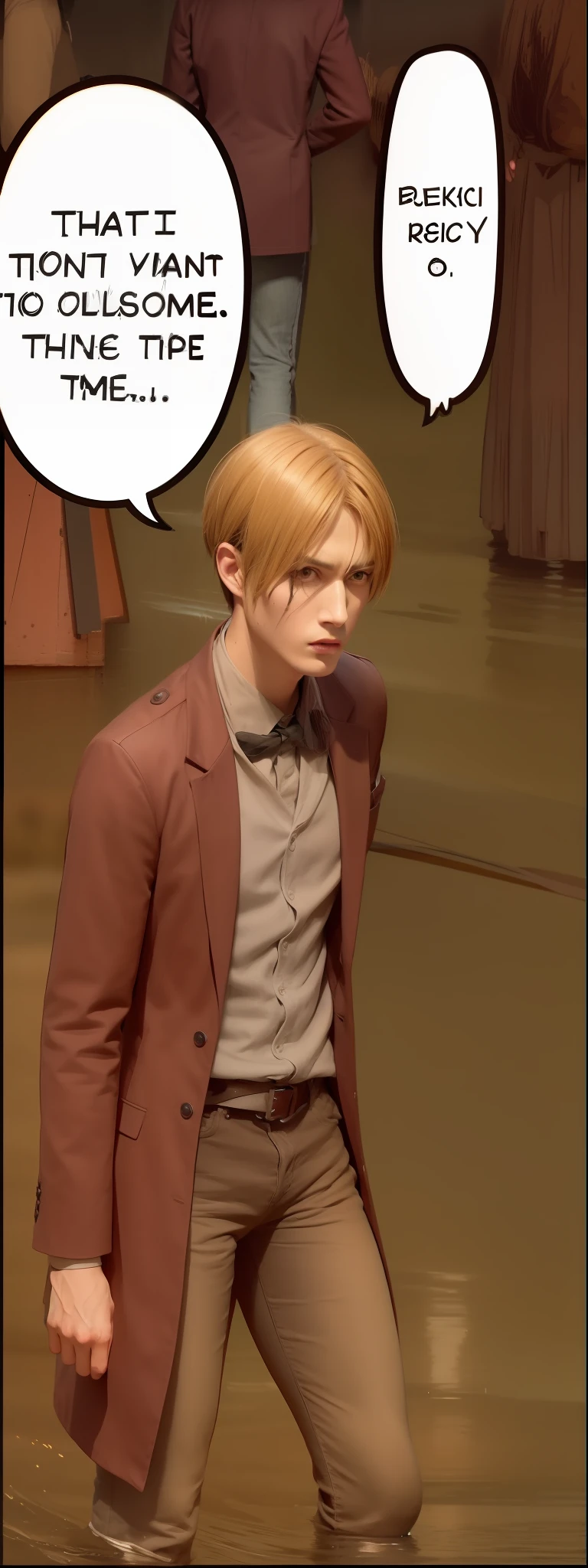 best quality, masterpiece, (realistic: 1.2), 1 man, Eren Jaeger, real life, live action, black jeans, black pants, brown hair, attack on Titan, sunset background, black jacket, slim body, high definition, high quality, dark dressed, standing