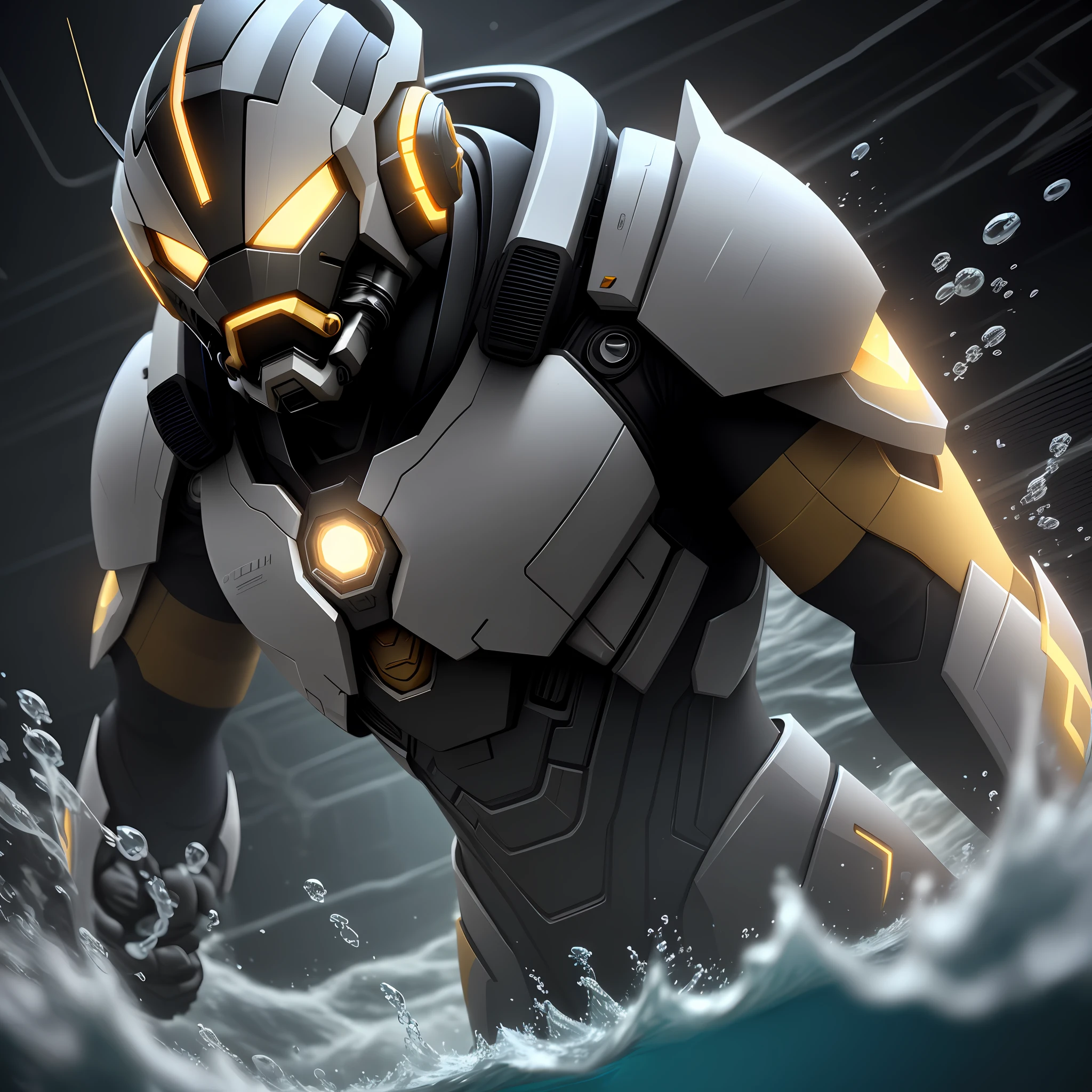 hyerophant, god light, cinematic look, octane render, under water, --wallpaper