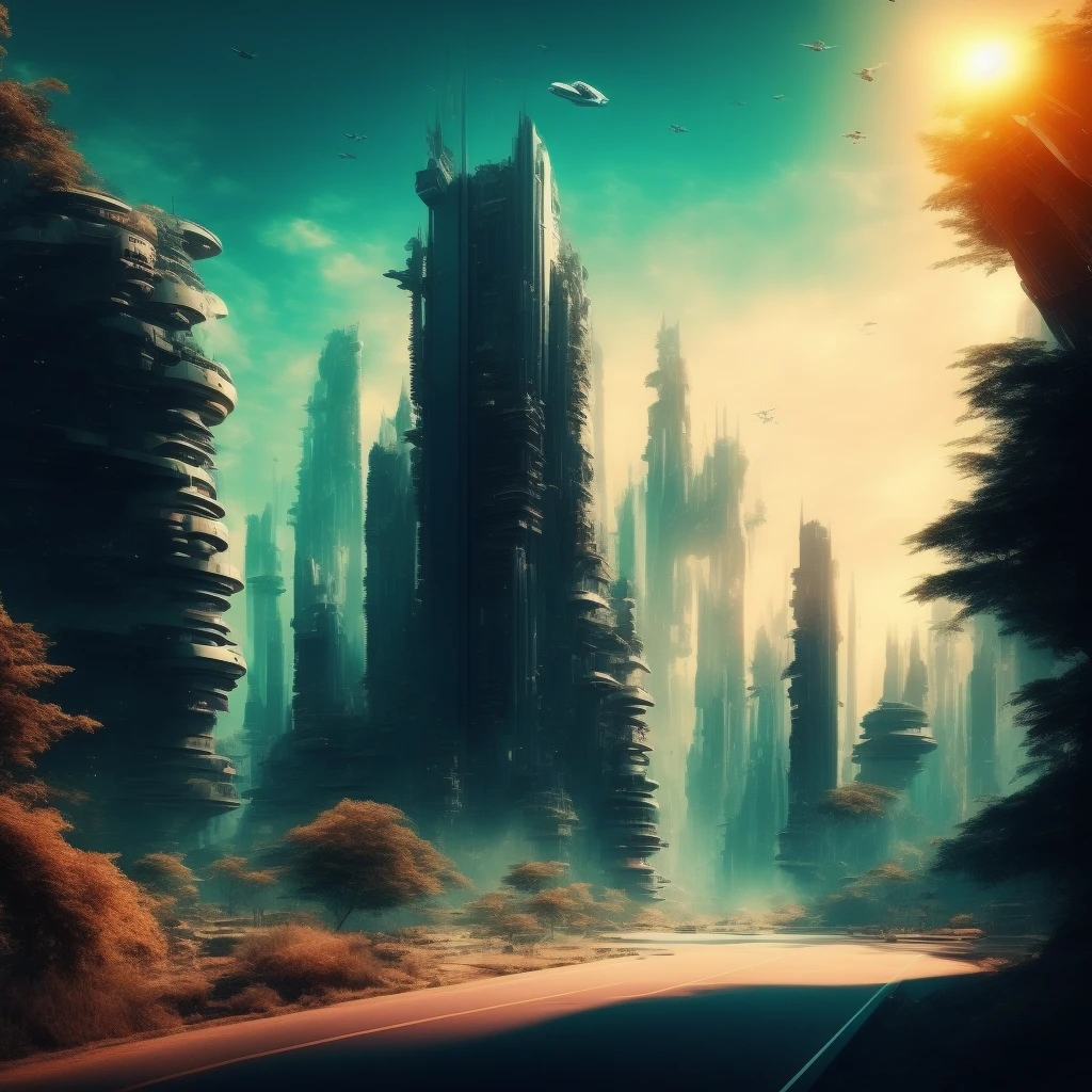 Futuristic background image for facebook cover