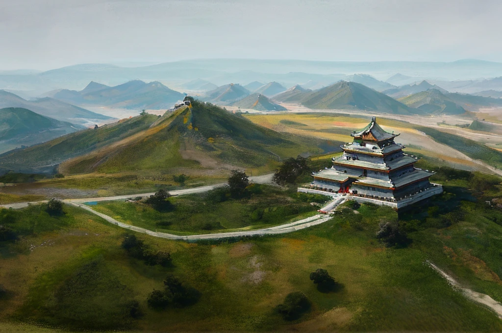 The ancient battlefield of Chinese slave society, grand, epic, movie texture
