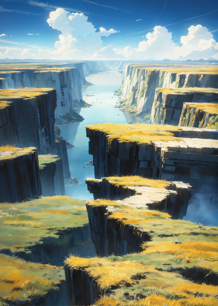 Vast sky, colorful natural light