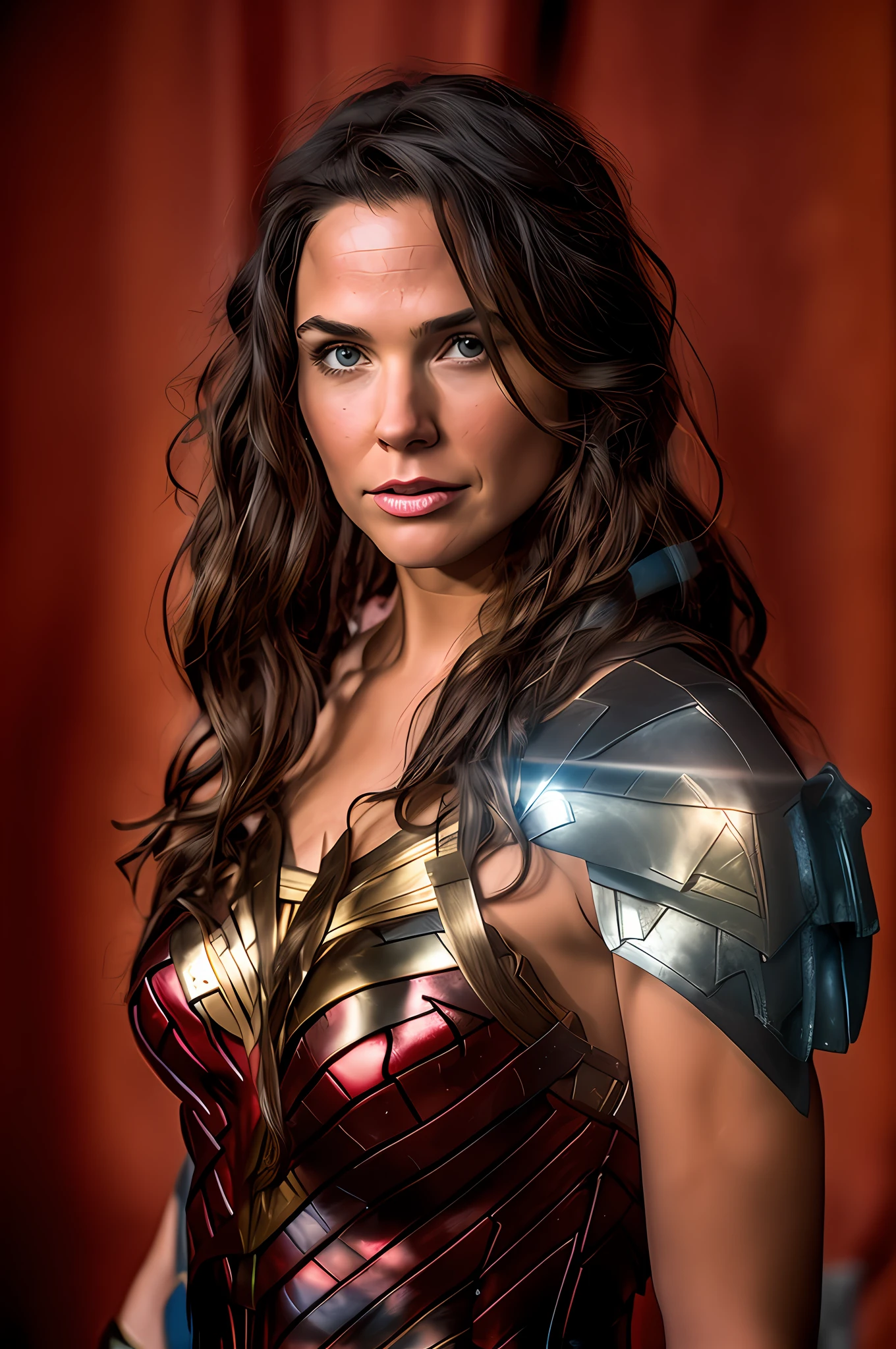 Young wonder woman