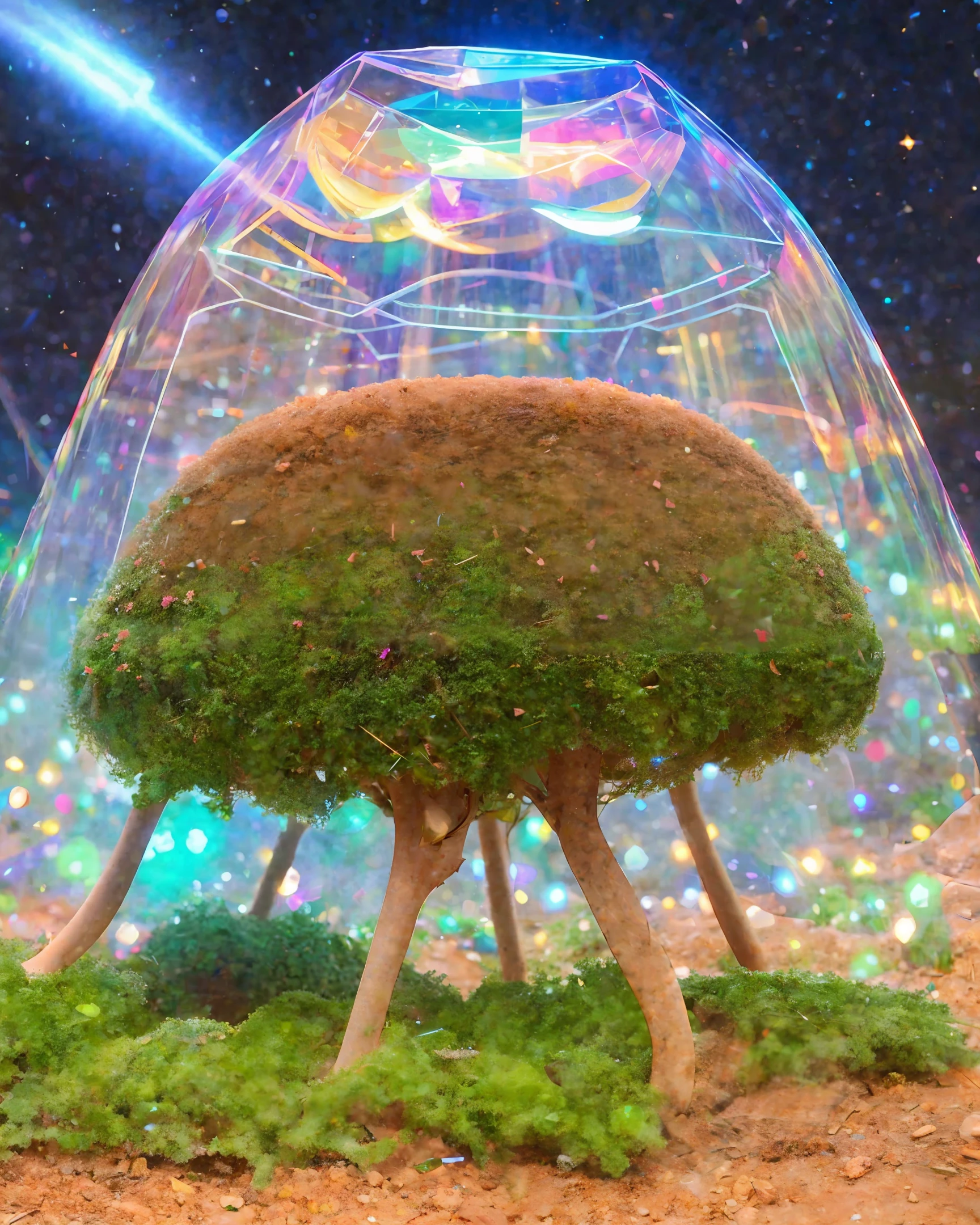 a holograph of an anthill by an artificial intelligence