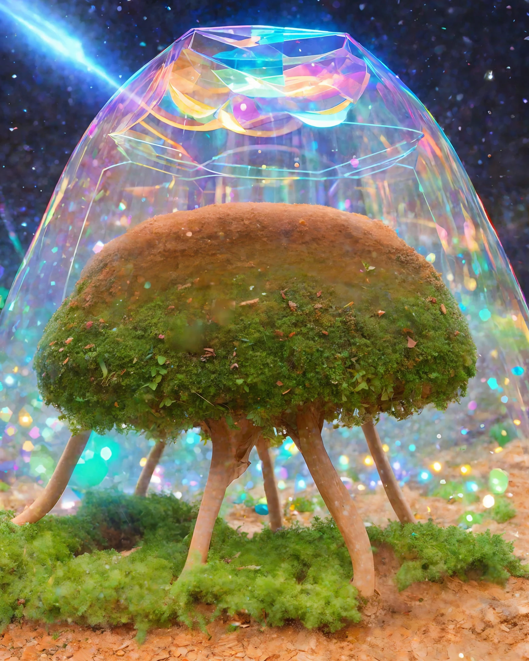 a holograph of an anthill by an artificial intelligence