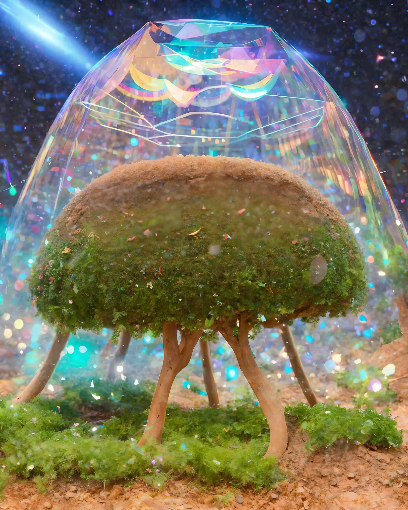 a holograph of an anthill by an artificial intelligence