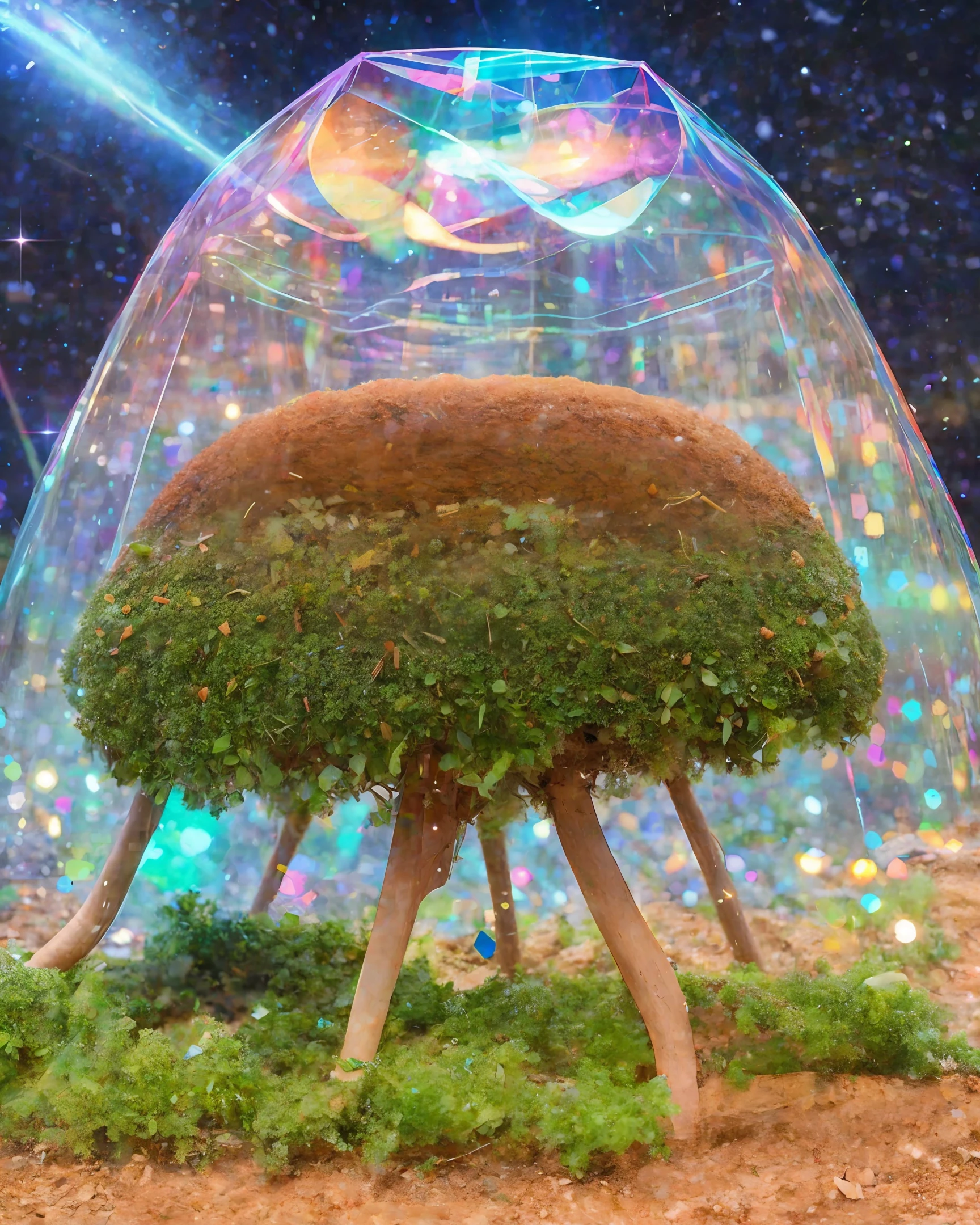 a holograph of an anthill by an artificial intelligence