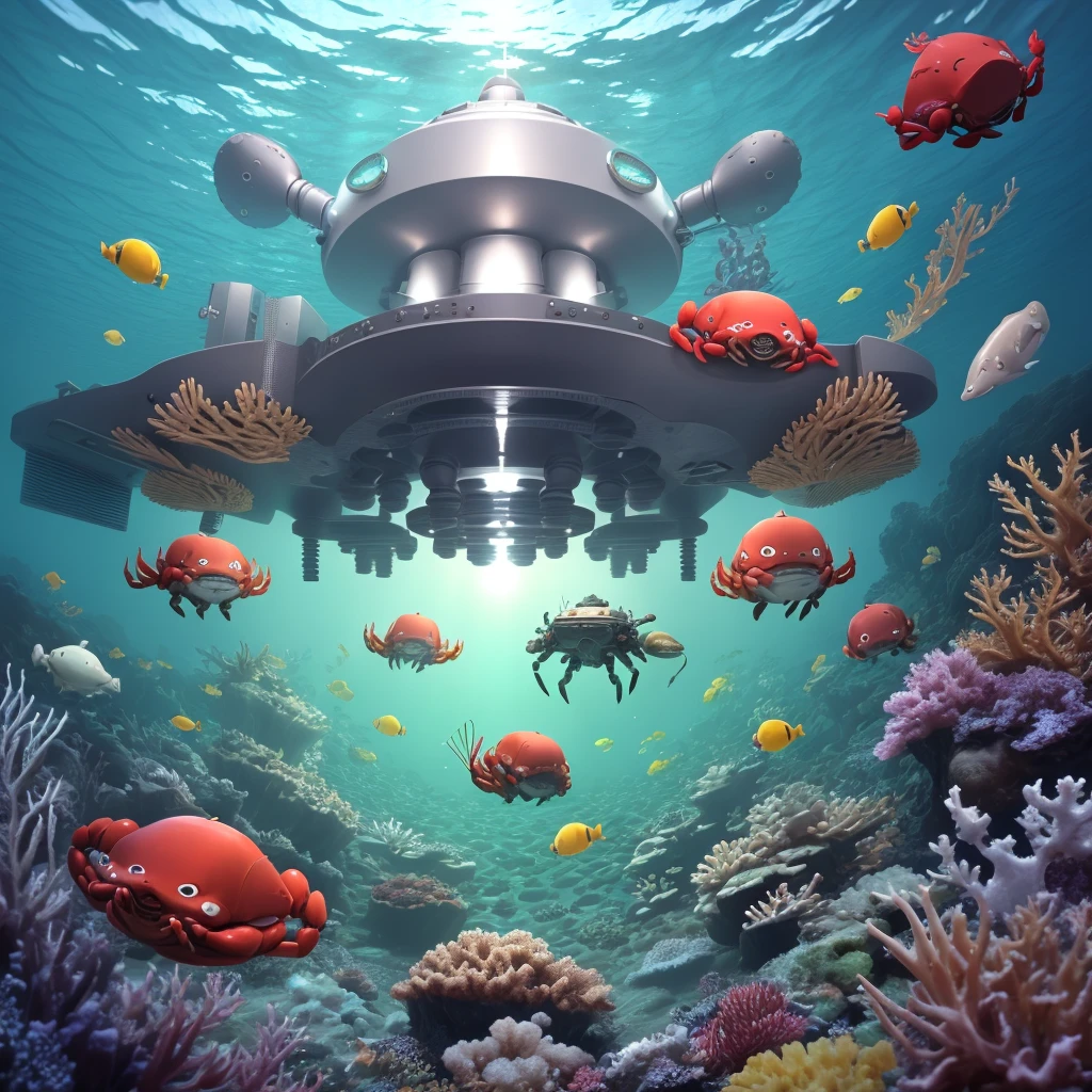Underseabed, crabs, technology