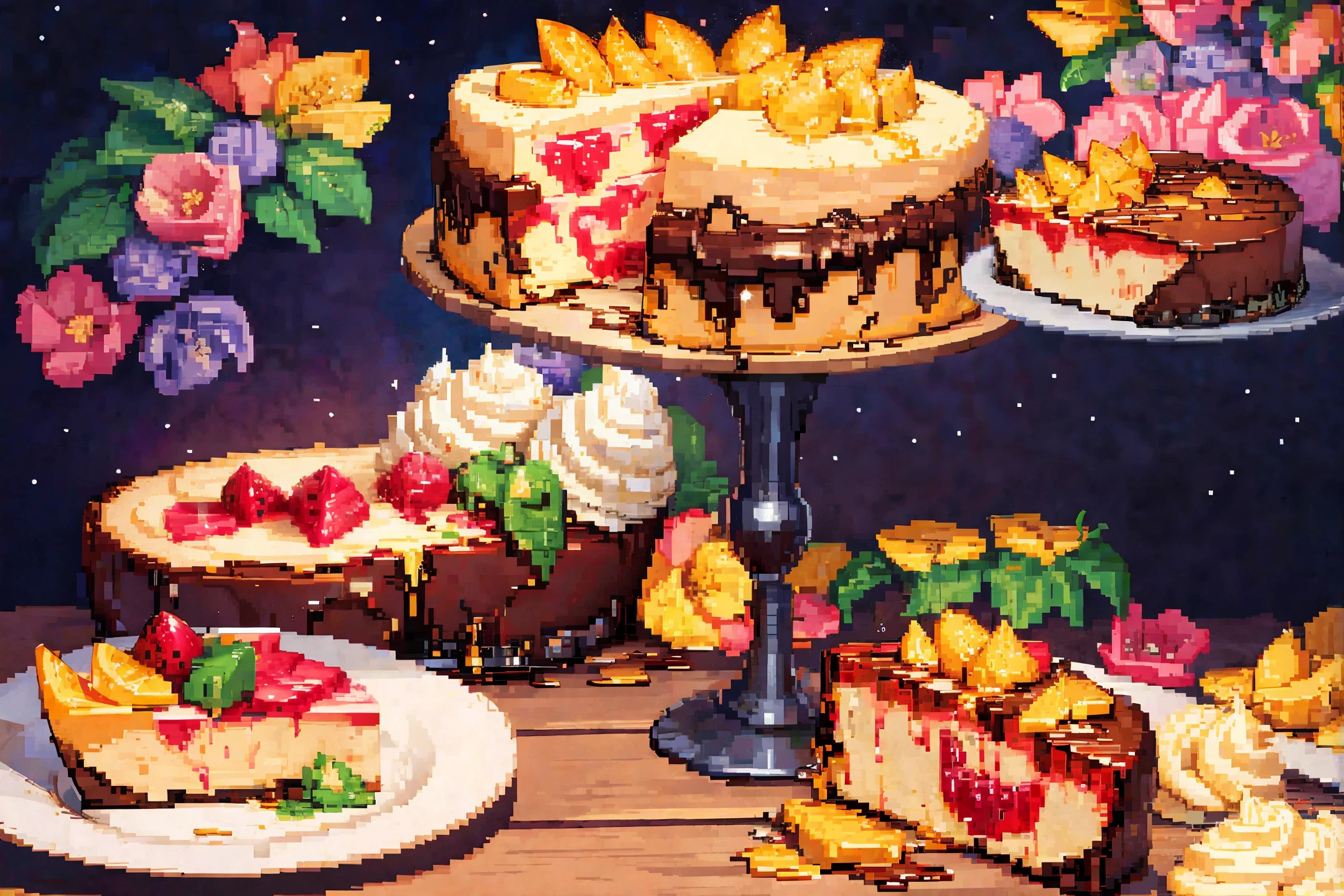 Pixelart 16bit bitten bitable cheesecake