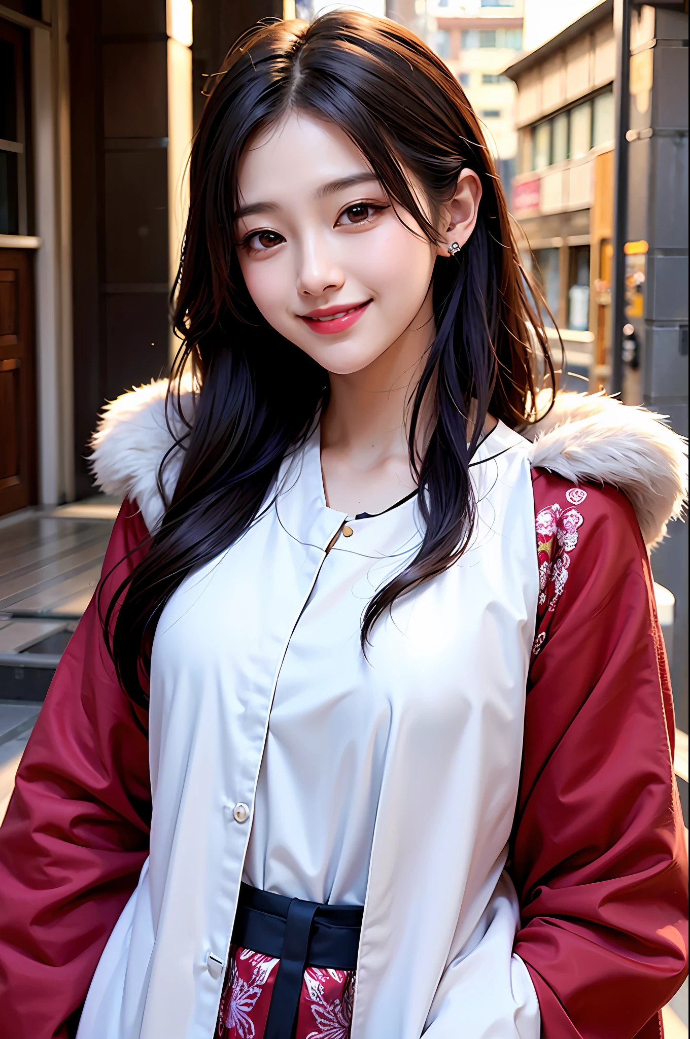 Highly detailed CG Unity 8k wallpaper, (masterpiece, pretty person, polluted smile), korean clothes,