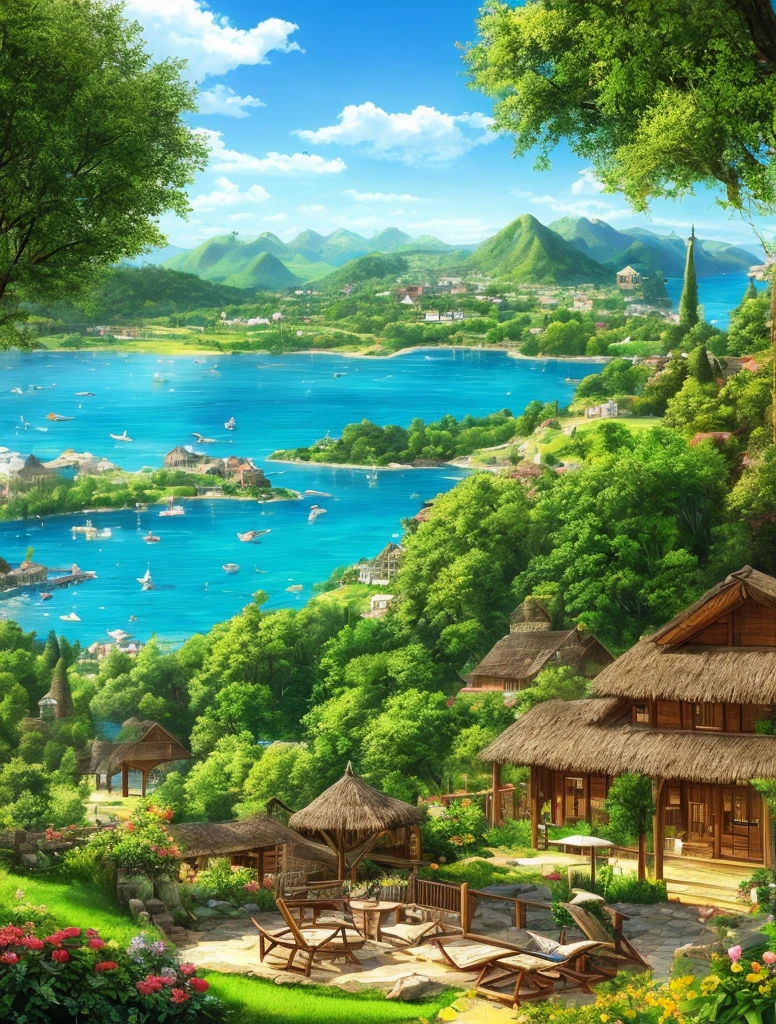 Idyllic life, beautiful views
