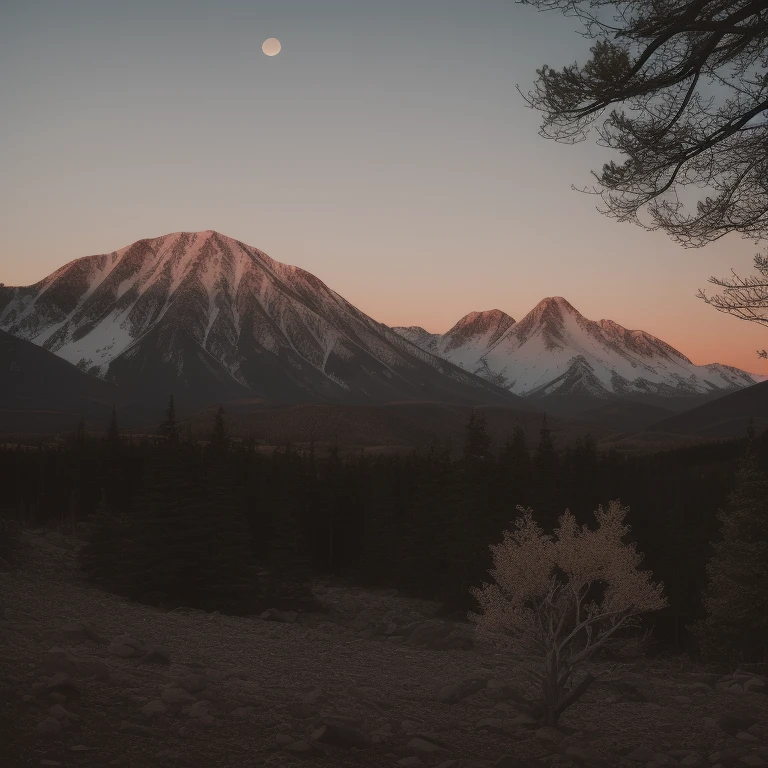 The sunset returns to the Bird Mountains