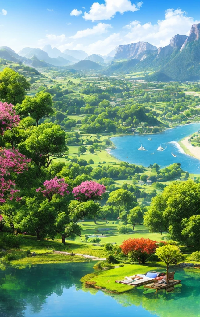 Idyllic life, beautiful views