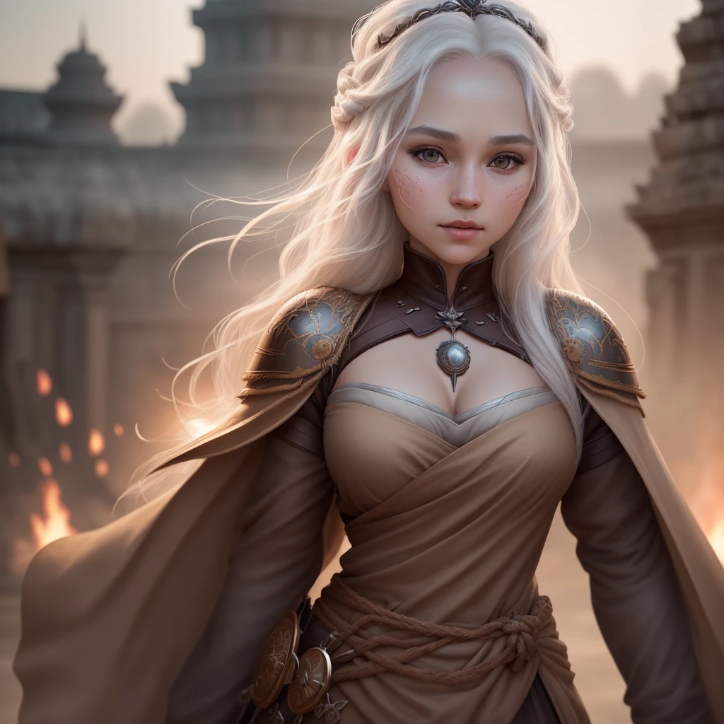 targaryen control the army near the angkor wat temple, nikon RAW photo,8 k,Fujifilm XT3,(photorealistic:1.4),masterpiece,best quality, realistic, photorealistic, physically-based rendering,ultra high res,ultra detailed,extremely detailed face, masterpiece,masterpiece, top quality, best quality, realistic, unity, 8k wallpaper, official art, extremely detailed CG unity 8k wallpaper, (original: 1.2), (realistic: 1.4), ultra detail, high resolution, ultra detailed,amazing, fine detail,(1girl:1.4 ), (realistic skin:1.2), (light brown skin:1.2)