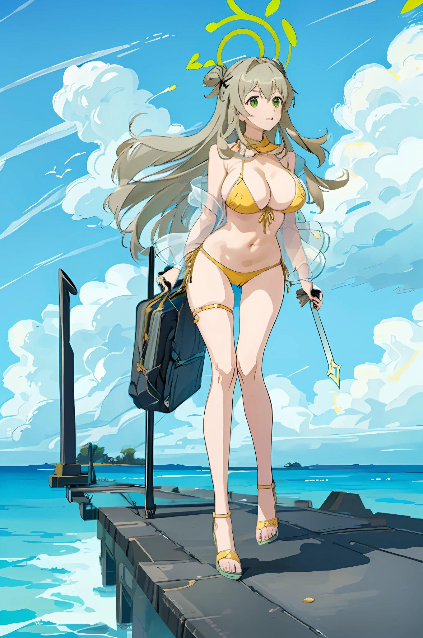 #bikini #milf #bigboobs #swordartonline #cameltoe