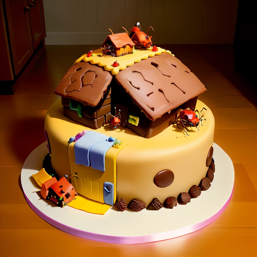 ants house cake