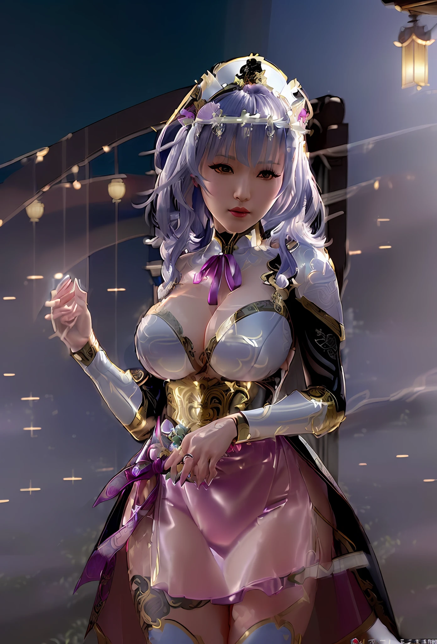 ((Beautiful seductive photorealistic Raiden Shogun curvy but slender with super large shiny busty breasts exposed in ta style wearing a Versace robe with geisha make-up in relaxed pose)), ((major cleavage)) (tan skin with dark bangs tattoos and piercings), lace and latex, kawaii, ethereal, illuminati palace, occult, 8k, ((Highly detailed photorealistic anime)), ((Trending on Pixiv)), (mix of Final Fantasy and Genshin Impact style), High resolution, close-up, dynamic angle, ray tracing, volumetric lighting, vaporwave, unreal engine, octane render, hyperrealism, no watermark, no mistakes, no errors, perfect body, perfect face, suicide girls model