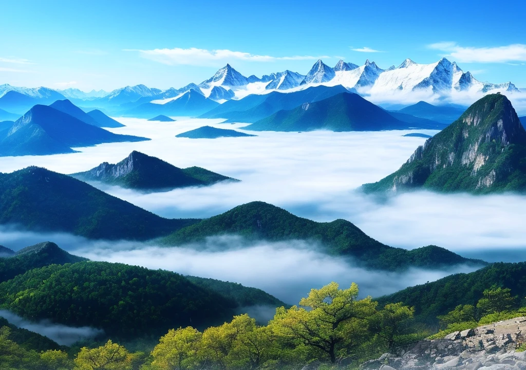 (An intricate portrait of South Korean mountains, forests and lakes), (original photo), (masterpiece), (very detailed CG unified 8k wallpaper): 0.9, clear focus, dramatic, realistic art, light and shadow, magnificent, make people feel the beauty of the landscape: (dark shadow: 1.2), (lake and mountain: 1.1), (sky clouds: 1.1), reflect the majesty of the mountains, the beauty of the lake, the beauty of the sea of clouds, attract your eye.