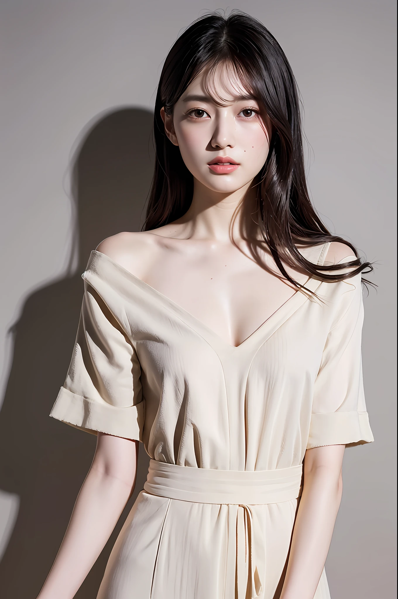 (extremely detailed CG unity 8k wallpaper,masterpiece, best quality, ultra-detailed),(best illumination, best shadow, an extremely delicate and beautiful),floating,

[(1girl),dynamic angle,(long black hair:1.1)similar to obsidian, gorgeous,(Danfeng eyes),(silky skin),(perfect curves),(charming clavicle),(flowing dress), slender figure,(seductive eyes):0.8],

[twilight,湖畔， one iridescent butterfly, (nature:1.2), (subtle breeze:1.1), light filtering through the trees, (soft touch of wind), (depth of field):0.7]