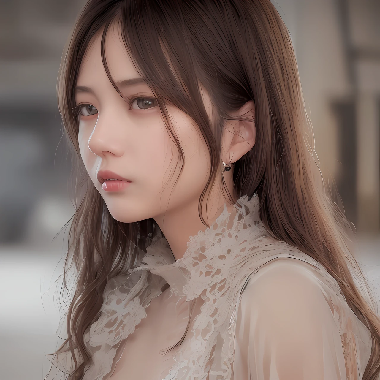 ((夜晚, 逼真光线, 最佳质量, 8k, 杰作:1.3)), 纤细美女:1.4, 突出腹肌:1.1, (棕发, 巨乳:1.3), 湿润的丝质连衣裙:1.2, 浴室,脸部超精细、眼睛细节十足、双眼皮). {{masterpiece}}, {{{best quality}}},{{ultra-detailed}}, {{illustration}},{{disheveled hair}},{{masterpiece}},{{{best quality}}},{{ultra-detailed}}, {{{illustration}}}, beautiful scene,clear facial features,Hyper Real,octane render,UE5,high detail,hyper quality,high resolution,trending on artstation,hyperrealism,surrealism,HD,16K,telephoto lens ,medium close up,Split Lighting,