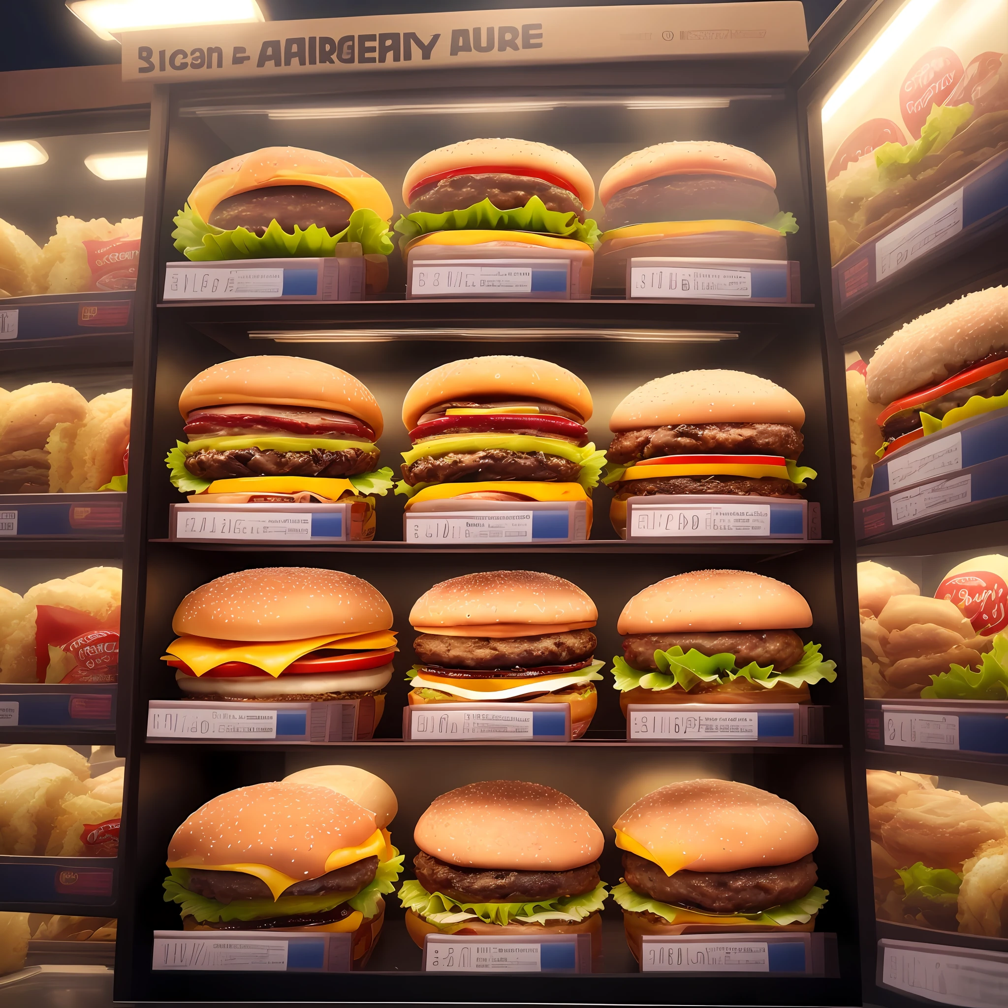 (best discretion) (best quality) food advertising burger