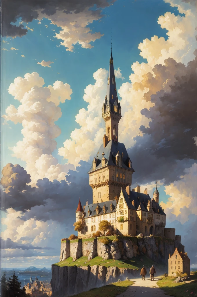 dreamlikeart absurdres highres masterpiece best quality
Alois Arnegger Antoine Blanchard
town castle forest sea sky clouds