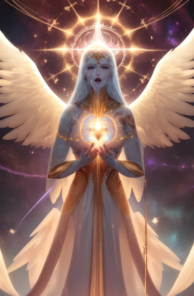 [(HD picture quality, strong sense of realism, gorgeous pink purple tone), (dynamic posture, colorful image, rich expression), (red tattoo, CG big breasts, tall figure, sexy breasts, tongue open and roll eyes): 1.2], white thick liquid covered on the breast, the whole body is wet, the tattoo is shiny, fluorescent effect, the lower abdomen glows pink, the abdomen has a pink light source, the non-human tongue sticks out to the chest, the eyeballs are upturned upward, the abdomen is strongly lit, there are no clothes on the body, only tattoos. There is white mist at the corner of the mouth, milky white fog at the corner of the mouth, white viscous liquid in the mouth, a lot of white viscous liquid in the mouth, and love in the abdomen