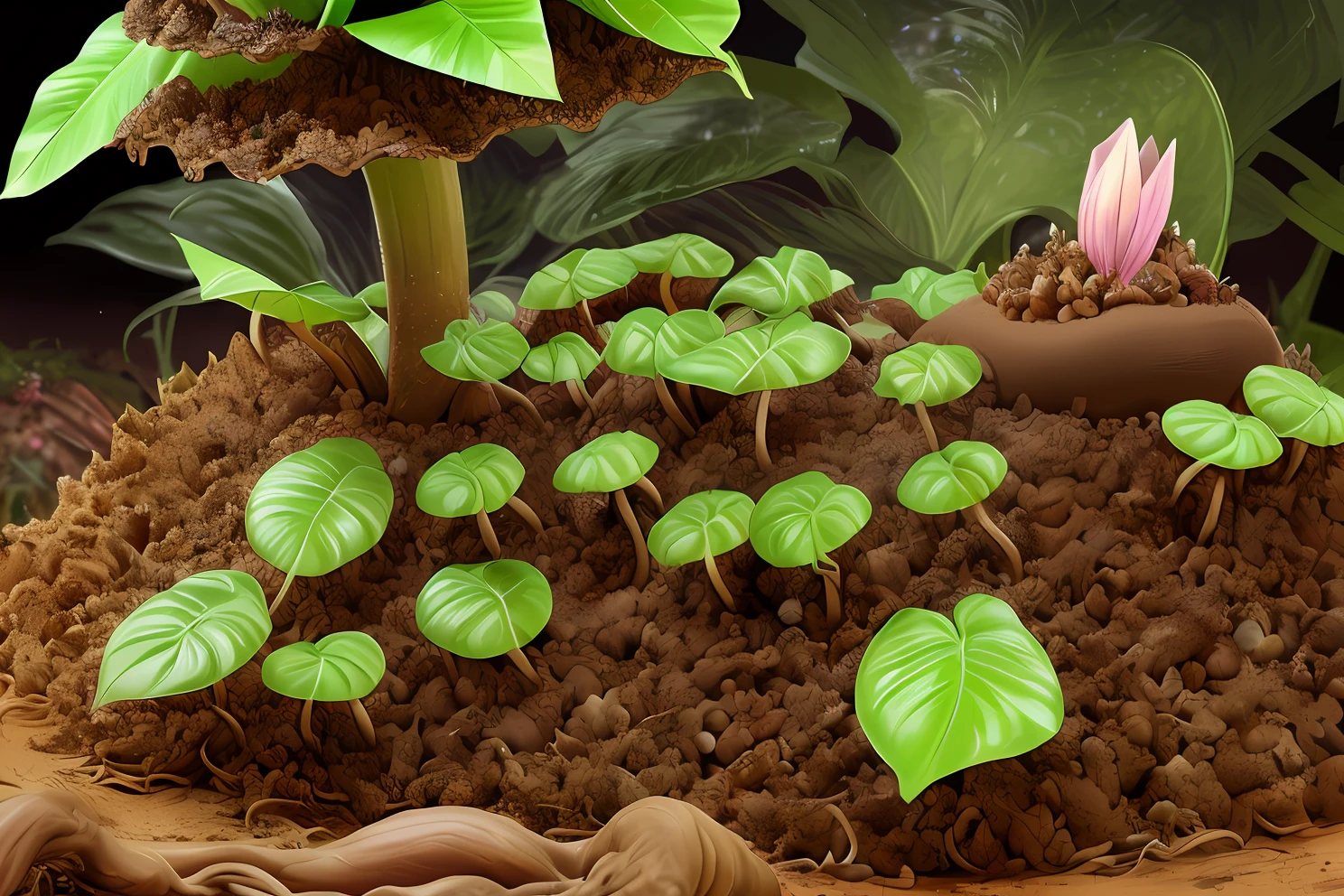 corpse flower anthill