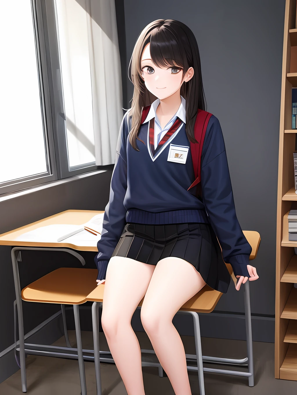 Student at a college