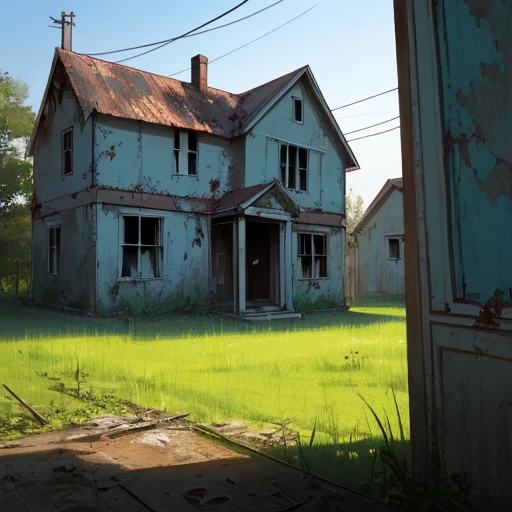a kidnapped guy, abandoned house