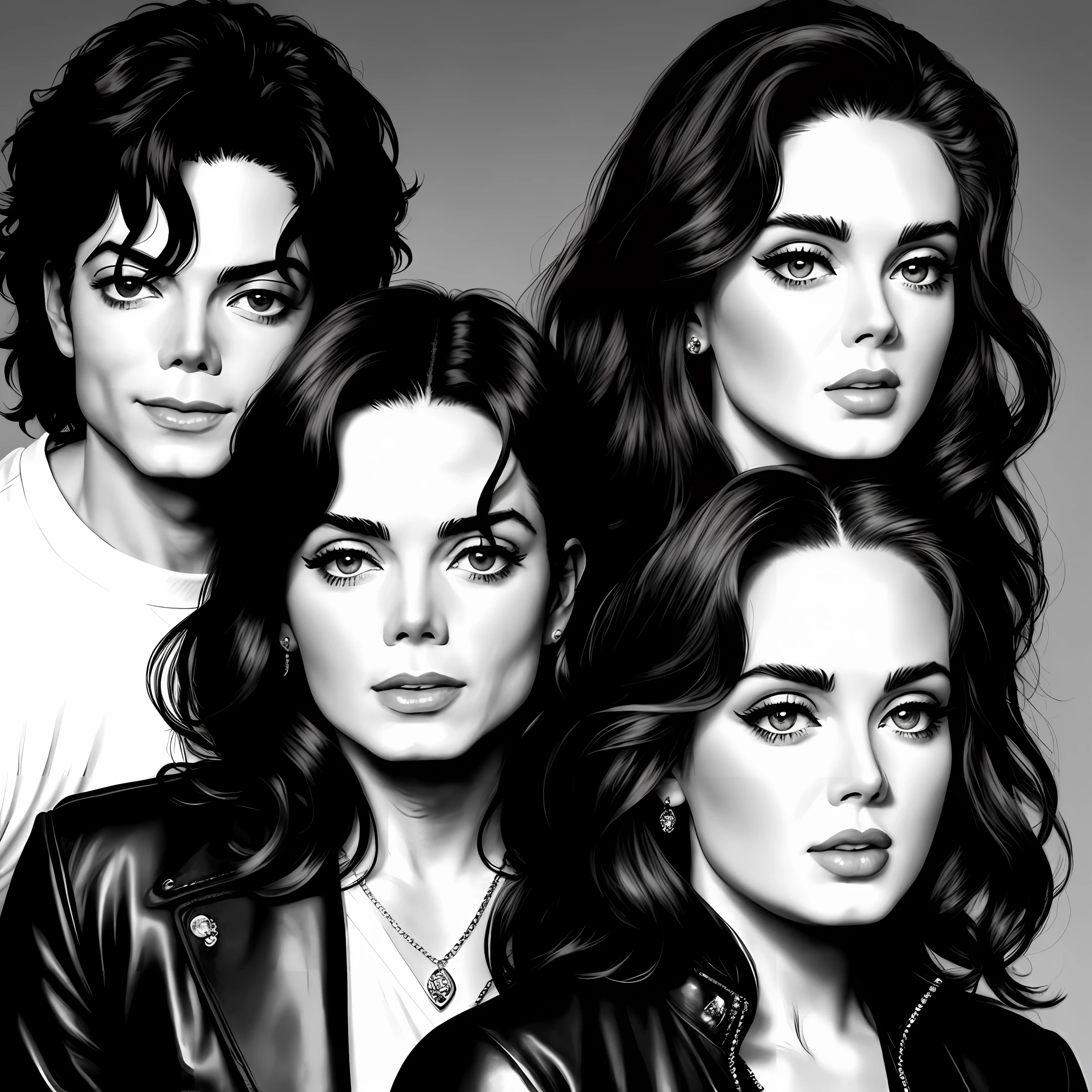 Michael Jackson and adele
