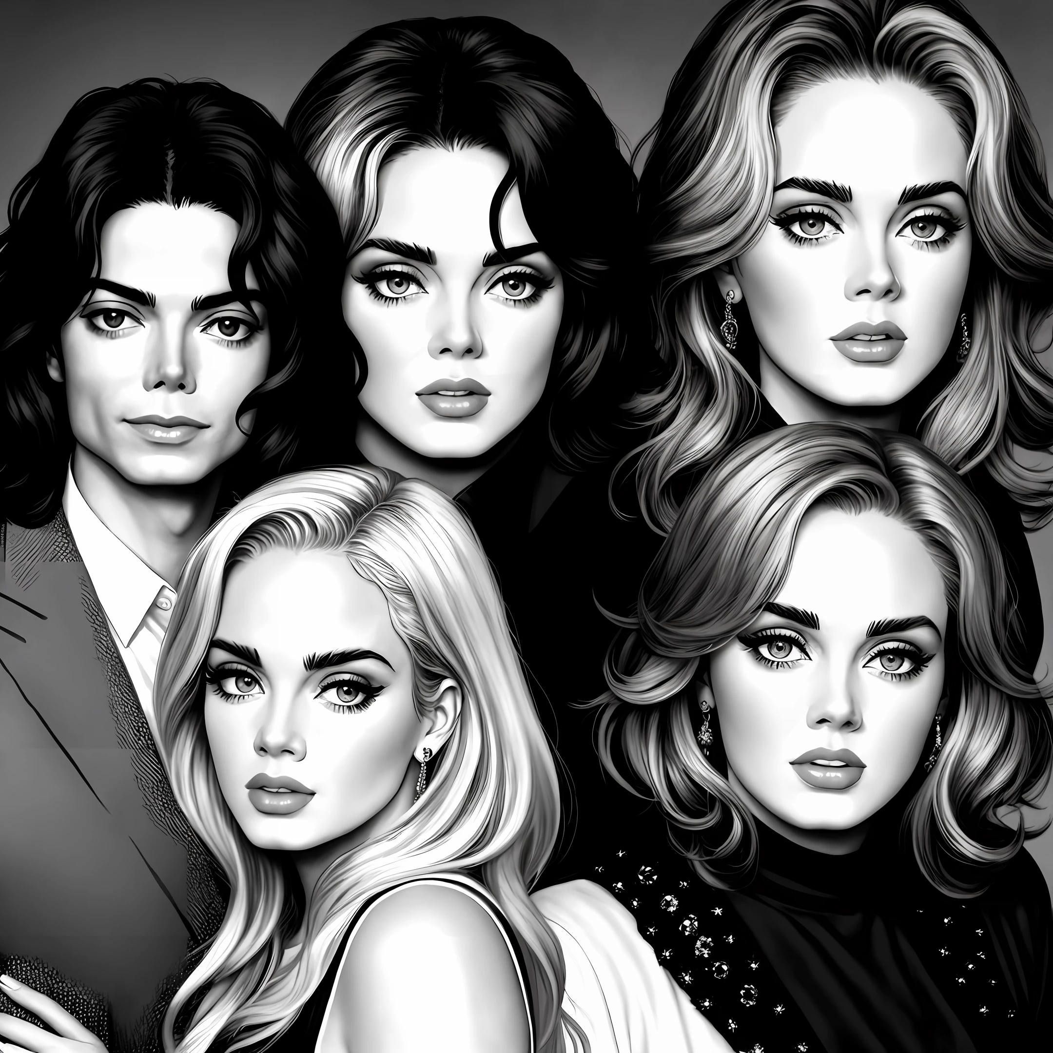 Michael Jackson and adele