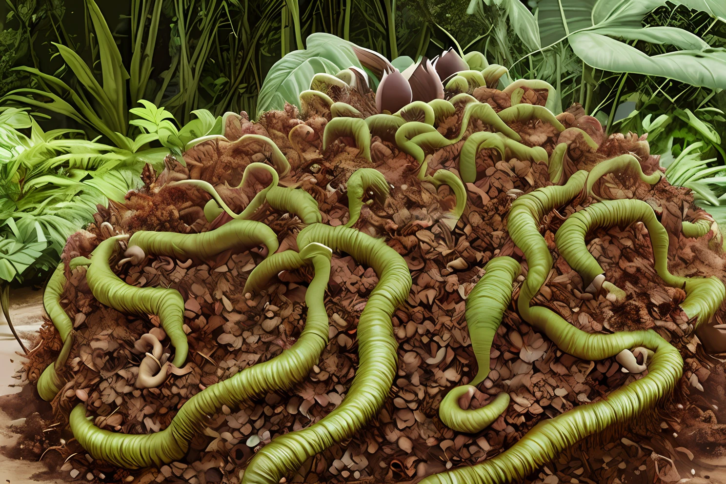 corpse flower anthill