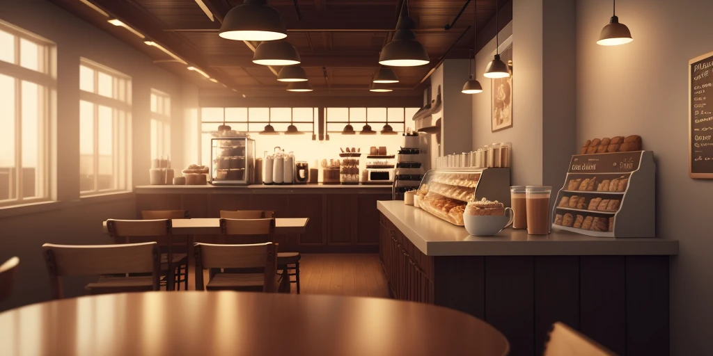 cafeteria, latte art, cookies, cocoa power, cinematic, cozy environment, warm lights, ultra realistic, highly detailed, 8k, --air 3:2 --v 5