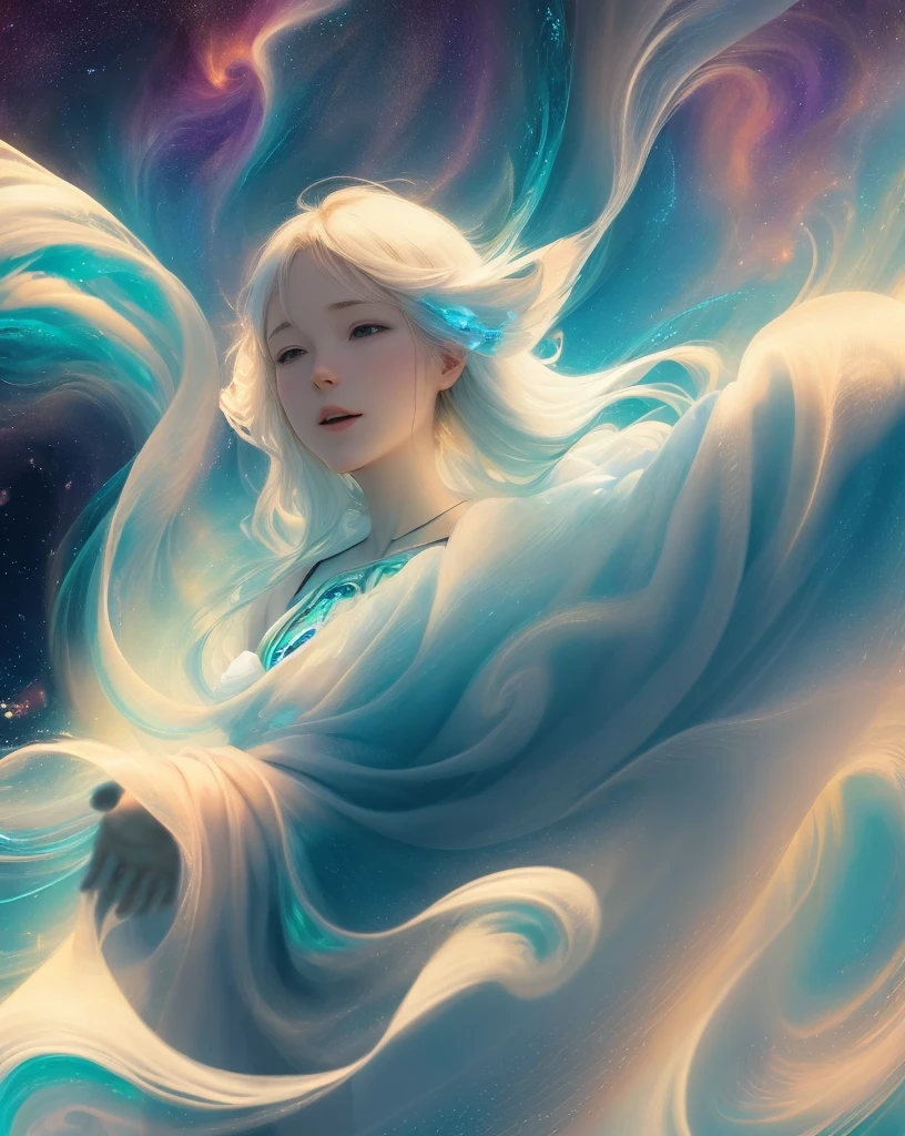 etheric spirits swirling, adult