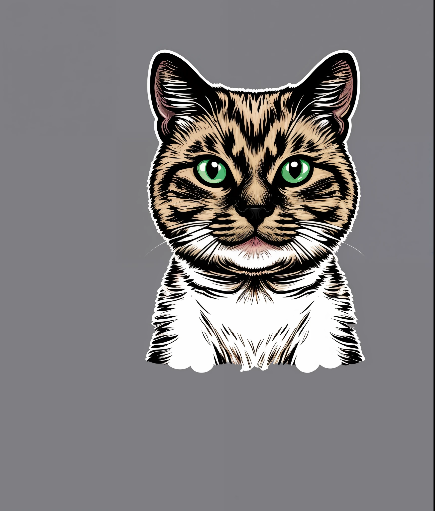 Siamese breed cat, colorful, vintage style, (T-shirt design), realistic volumetric masterpiece light