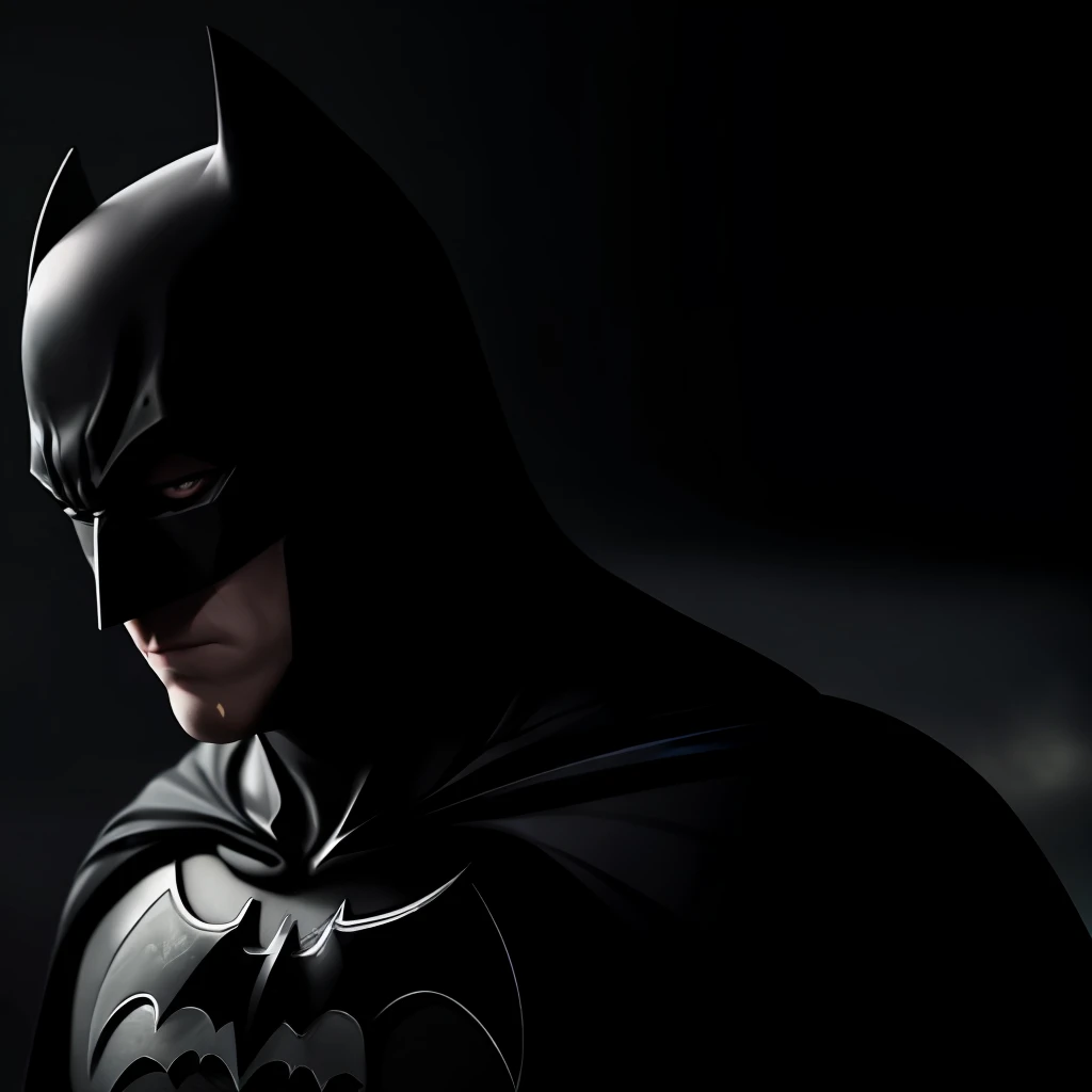 extremely detailed batman with led tears, 8k, hdr, mega realistic illuminated city background