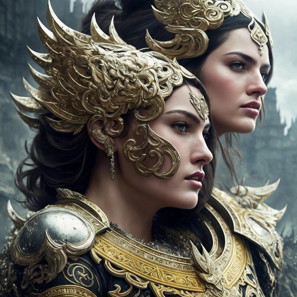full body, walking pose, slow motion, (warrior:1.2) female wearing full body multiple layer (heavy metal armorr:1.2), (white and yellow metal armor with intricate pattern:1.2), gloves, (insanely detailed, bloom:1.5), (highest quality, Alessandro Casagrande, Greg Rutkowski, Sally Mann, concept art, 4k), (analog:1.2), (high sharpness), (detailed pupils:1.1), (painting:1.1), (digital painting:1.1), detailed face and eyes, Masterpiece, best quality, (highly detailed photo:1.1), 8k, photorealistic, (dark hair color, dynamic hairstyle), (pureerosface_v1:0.1), By jeremy mann, by sandra chevrier, by maciej kuciara, sharp, (ripped body:1.1), realistic, real shadow, (asian castle background:1.2), (by Michelangelo)