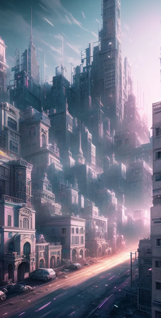 Colorful backgrounds with pastel colors! Intricate details Dark Minimalism Surrealism Impressionism Mannerism Surrealism Digital Art Masterpieces Long Exposure 62K Ultra HD News Trends Unreal Engine 5 Complex Dystopian elements